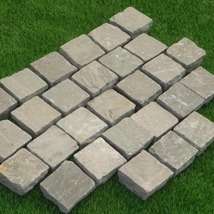 Kandla grey sandstone cobbles
