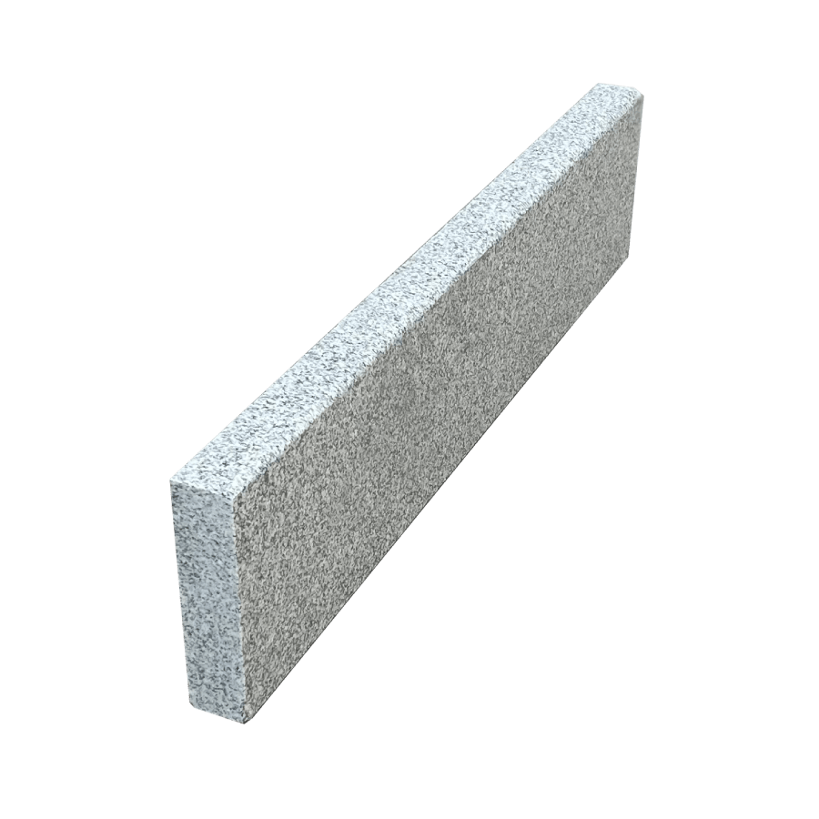 edging stone silver grey granite 900x200x50