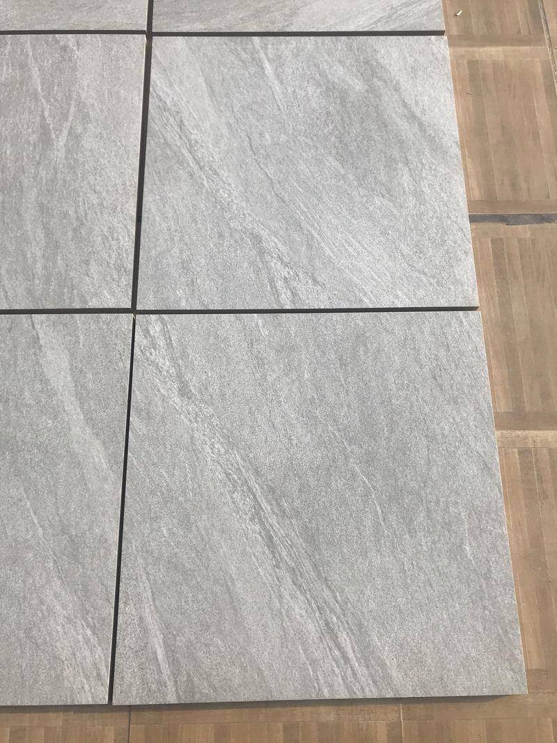 porcelain paving light grey slabs