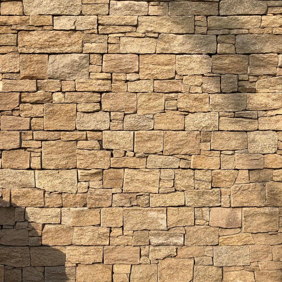 Exterior Stone Cladding, Yellow Gneiss Z Panels 550 x 200, £63.99/m2 - Paving Slabs UK
